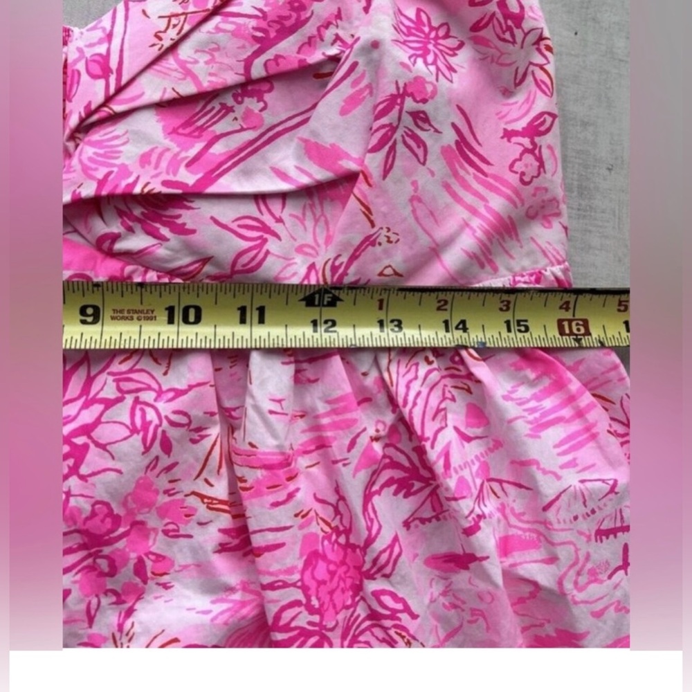 NWT Lilly Pulitzer Shylee Peony Pink Maxi Cotton Dress 8 - Picture 8 of 14